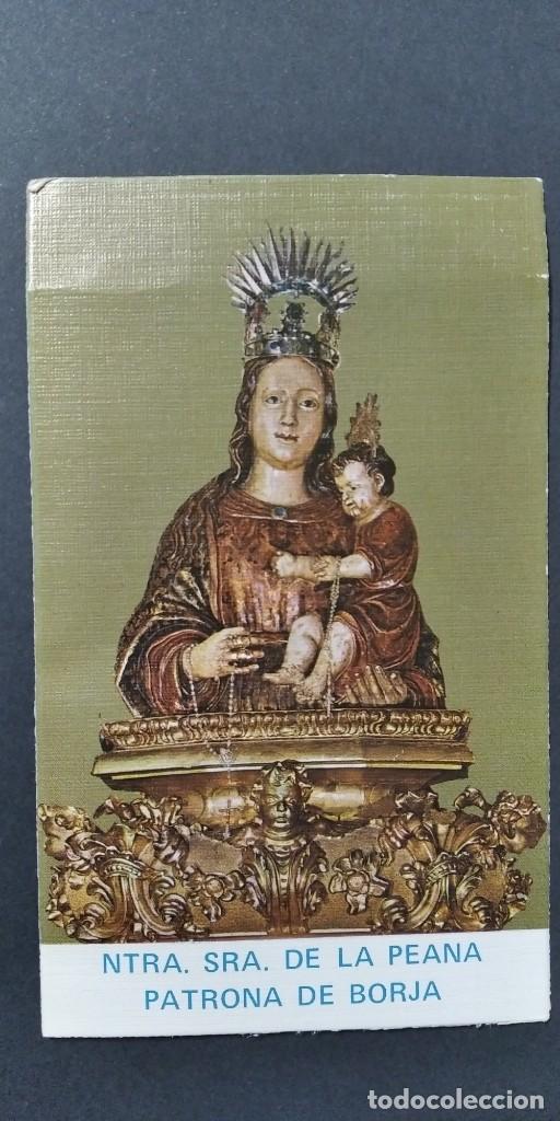 Cartes Postales: NTRA SRA DE LA PEANA PATRONA DE BORJA ZARAGOZA 2004	- ESTAMPA RELIGIOSA MARIANA	A2