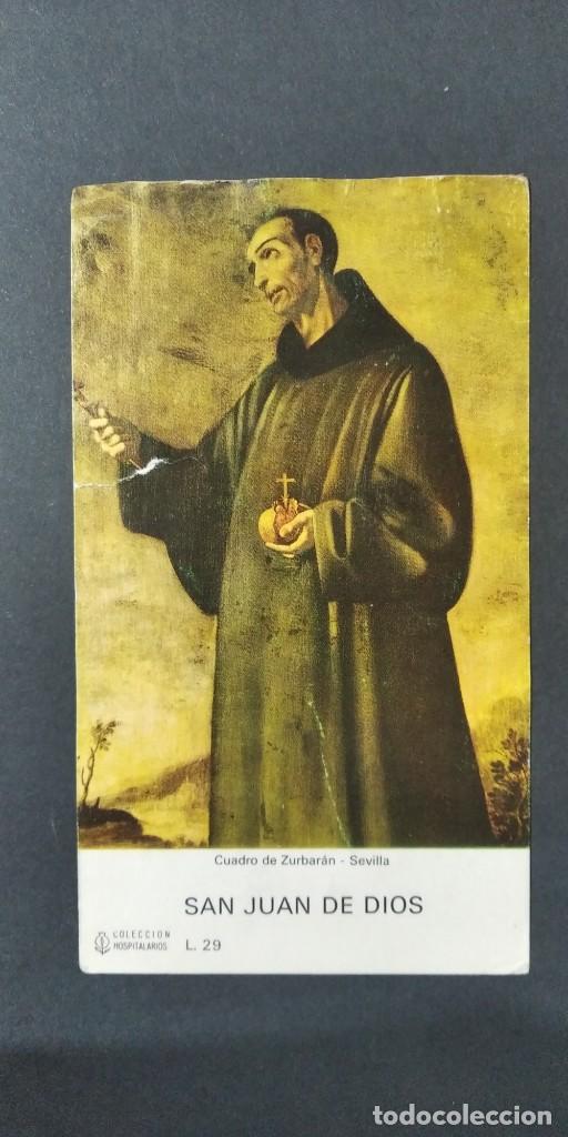 Cartes Postales: SAN JUAN DE DIOS - ZURBARAN - L29	 - ESTAMPA RELIGIOSA  	A5