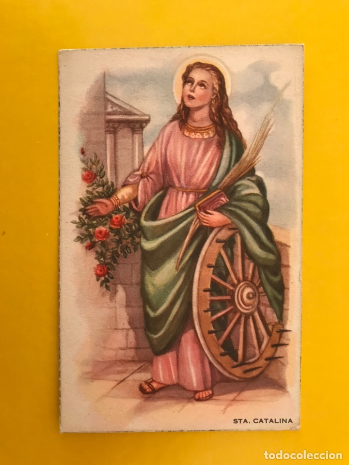 Postais: SANTA CATALINA. Postal Religiosa. Edita: FS No.42 (h.1945?) Sin Circular..