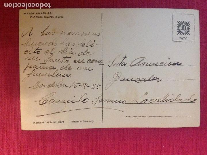 Postales: Antigua postal religiosa - Foto 2