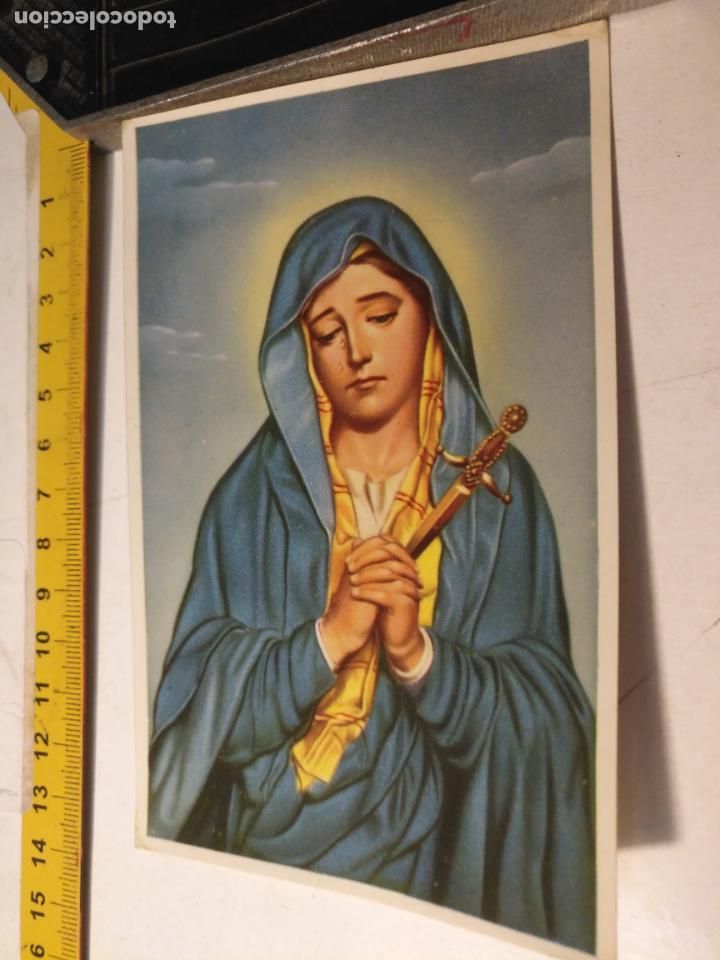 Postales: haga su oferta posta semana santa virgen dolorosa tarjeta postal ediciones madrid