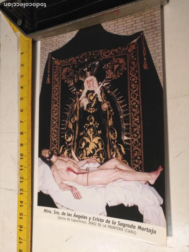 Postales: haga su oferta posta semana santa virgen de los angeles cristo mortaja jerez de la frontera cadiz