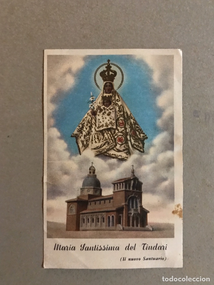 Cartes Postales: MESSINA. Estampa Religiosa. El nuevo Santuario de Mar&iacute;a Sant&iacute;sima del TINDARI (a.1967)