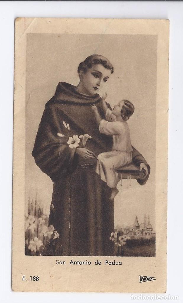 Postales: Antigua estampa San Antonio de Padua.