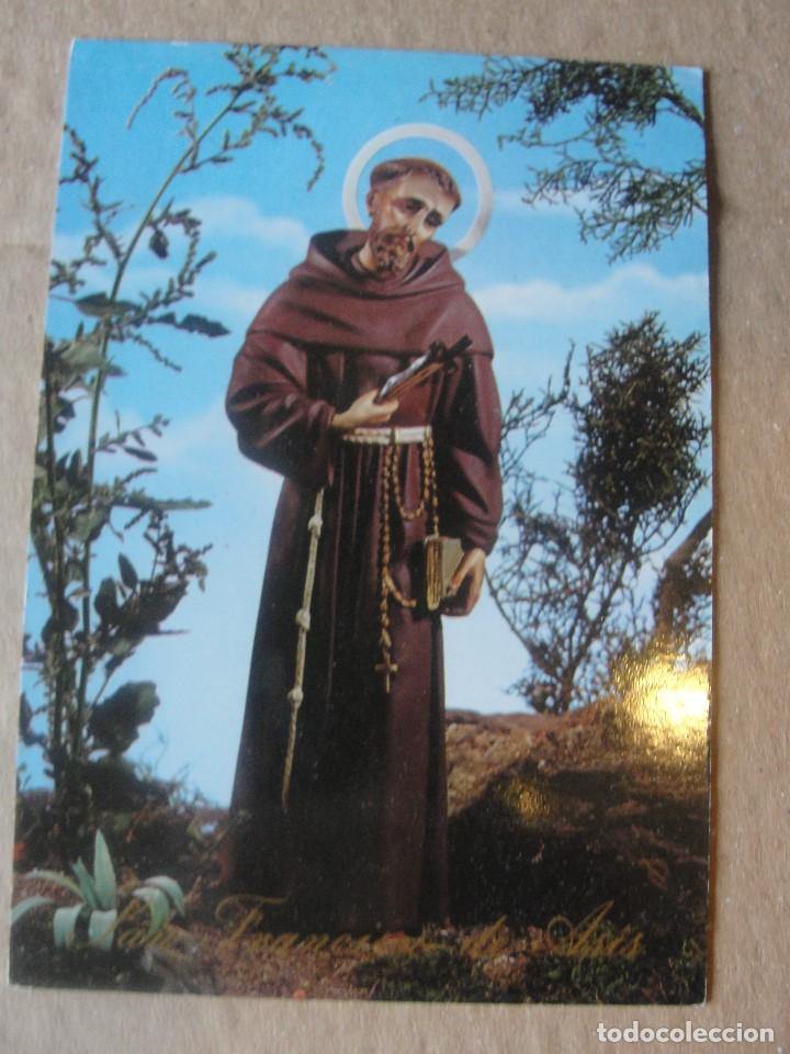 Postales: SAN FRANCISCO DE ASIS / FISA N&ordm; 44 - POSTAL RELIGION SIN CIRCULAR - ESCUDO DE ORO