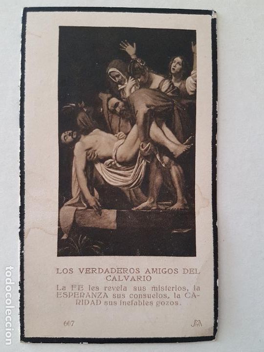 Postales: EL CALVARIO ESTAMPA CON ORACION