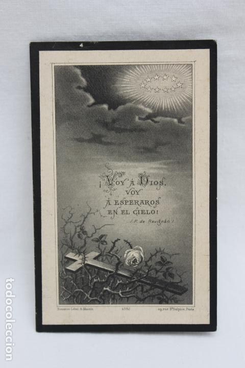Postales: OBITUARIO BONITO, MODELO PARIS, ABOGADO VALENCIA 1910