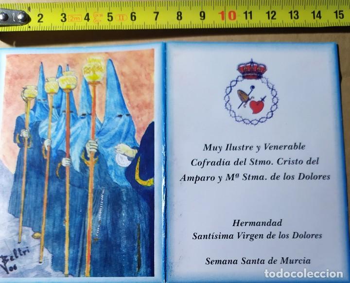 Postales: CARPETITA PEQUE&Ntilde;A HERMANDAD SANTISIMA VIRGEN DOLORES COFRADIA STMO CRISTO AMPARO STMA DOLORES