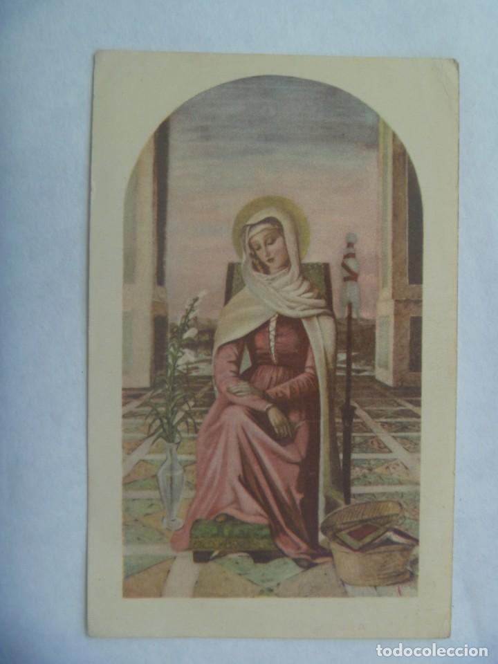 Postales: ESTAMPA ANTIGUA: &iquest; POR QUE LA VIRGEN NI&Ntilde;A SE LLAMA MATER ADMIRABILIS ?