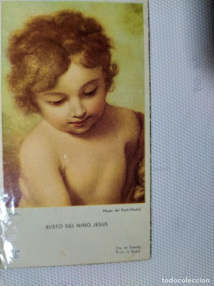 Postales: BUSTO DEL NI&Ntilde;O JESUS DE MURILLO EN EL MUSEO DEL PADRO DE MADRID