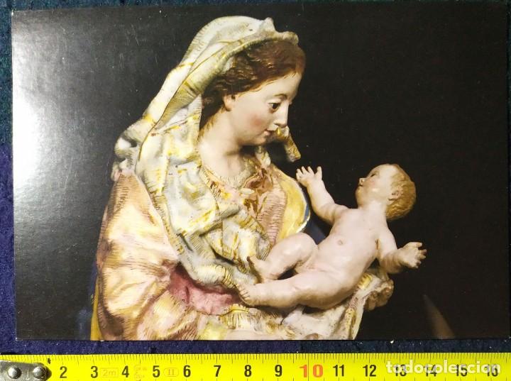 Postales: POSTAL ESCULTURAS SALZILLO 04 VIRGEN NI&Ntilde;O JESUS