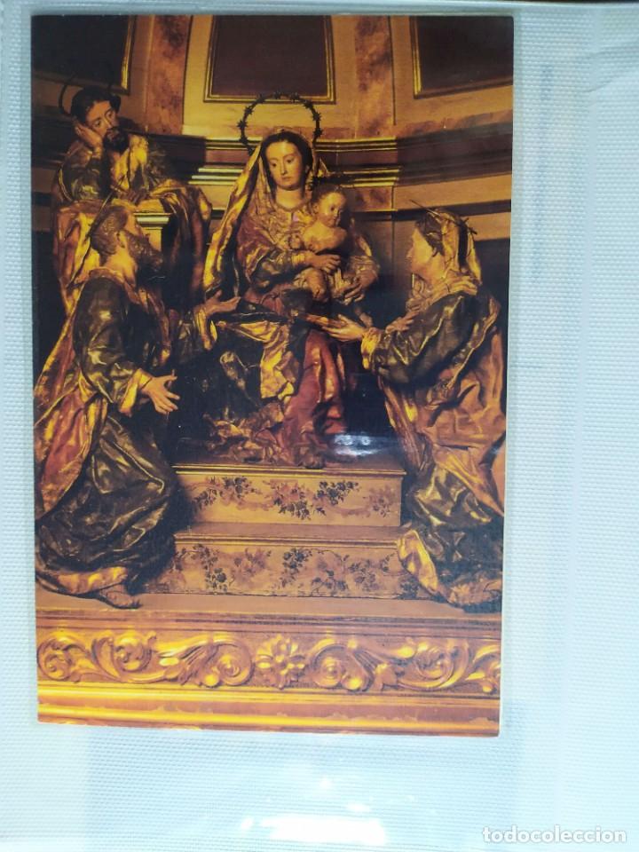 Postales: ESTAMPA APOSTOLES ADORACION VIRGEN MARIA NI&Ntilde;O JESUS