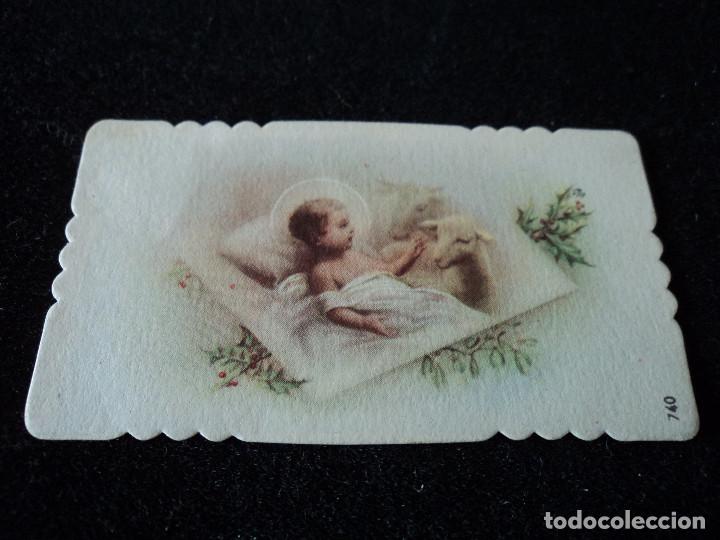 Cartes Postales: estampa troquelada nacimiento n&ordm; 740   7 X 4 CM