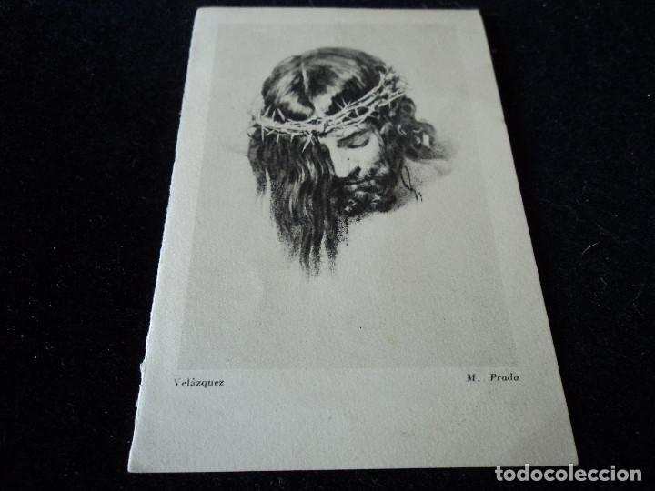 Postales: RECORDATORIO DE DEFUNCION 1934 imagen cristo de velazquez