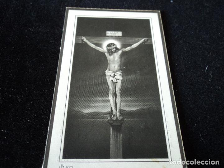Postales: RECORDATORIO DE DEFUNCION 1954 imagen cristo de velazquez lt 577 y virgen lt 1131