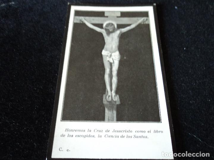 Postales: RECORDATORIO DE DEFUNCION 1927 imagen cristo de velazquez