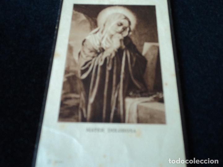 Postales: RECORDATORIO DE DEFUNCION en horta 1947 imagen mater dolorosa HR 2450 y cristo de velazquez