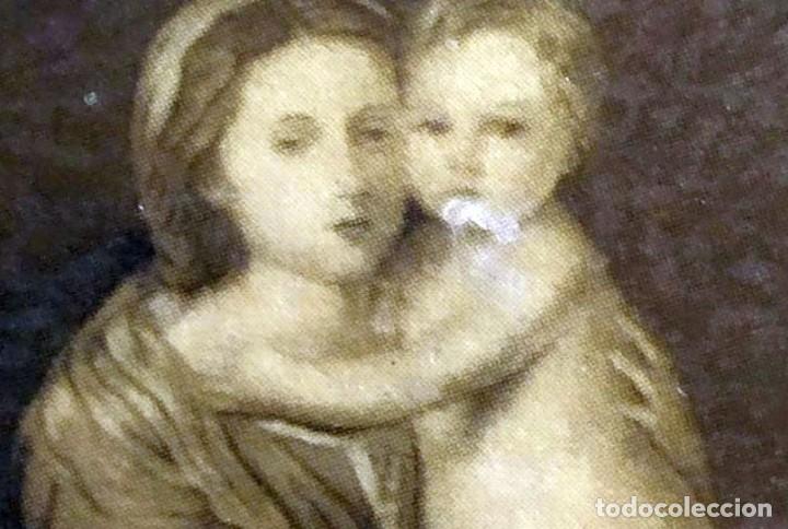 Postales: ESTAMPITA DE LA VIRGEN DEL ROSARIO CON EL NI&Ntilde;O JESUS