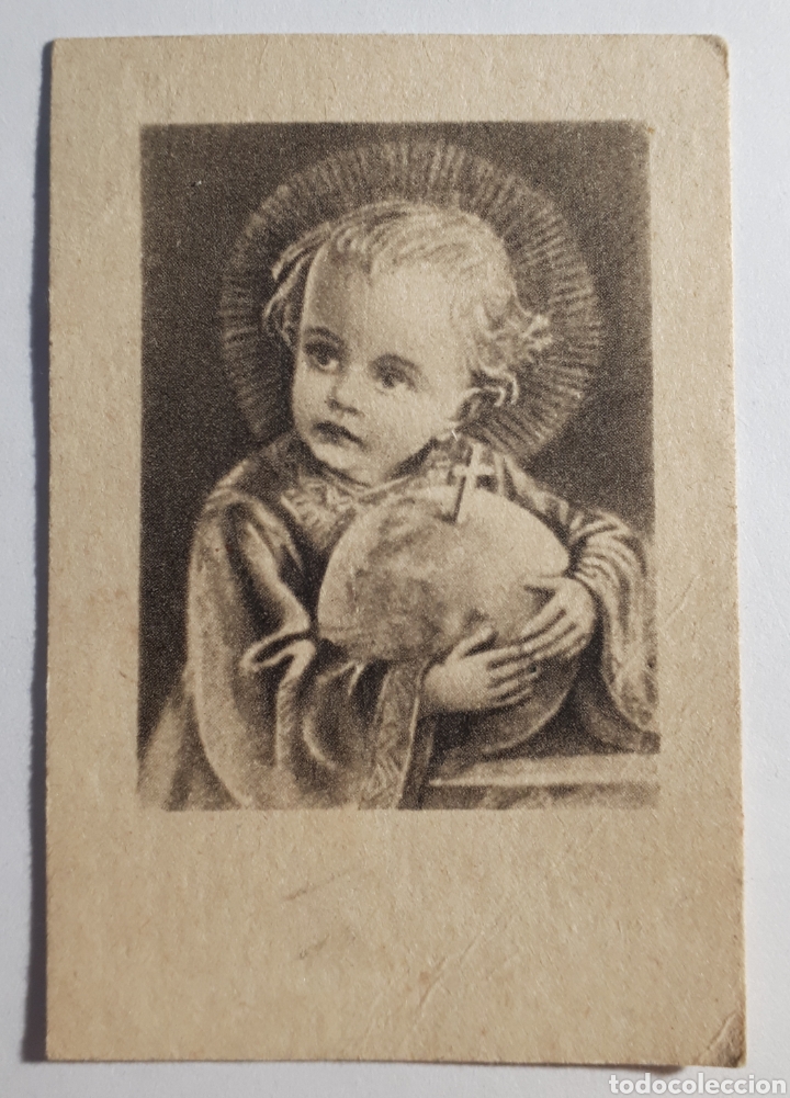 Postales: Estampa del ni&ntilde;o Jes&uacute;s. 1949