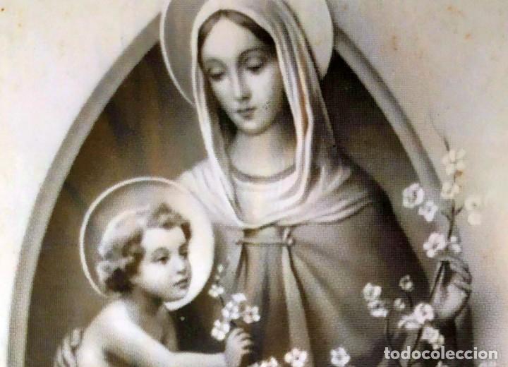 Postales: ESTAMPA VIRGEN Y NI&Ntilde;O JESUS