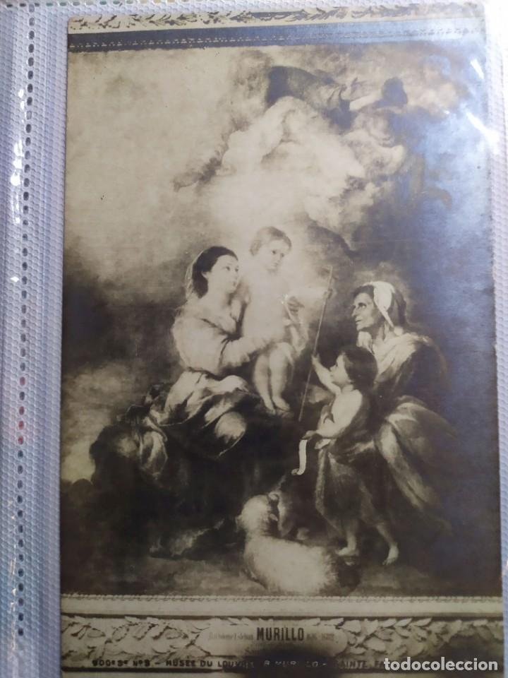 Postales: POSTAL BLANCO Y NEGRO MUSEO DEL PRADO SANTA FAMILIA MURILLO