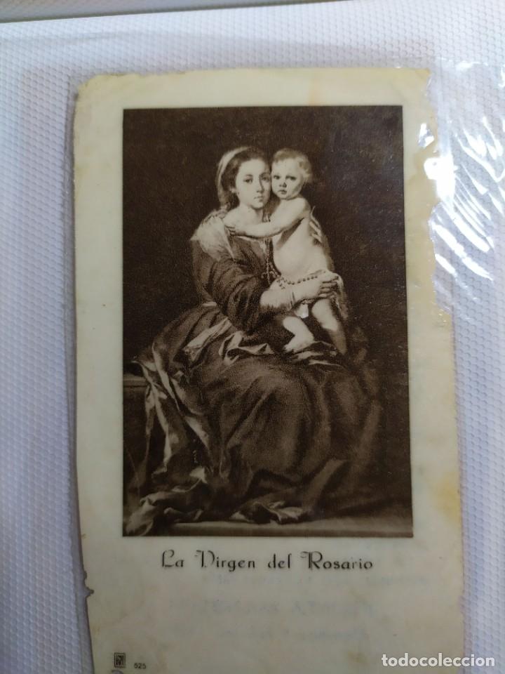Postales: POSTAL BLANCO Y NEGRO LA VIRGEN DEL ROSARIO PERPETUO ORIHUELA DOLORES GOZOS SAN JOSE FEBRERO 1948