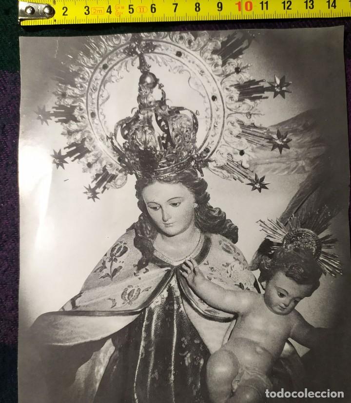 Postales: POSTAL BLANCO Y NEGRO GRANDE VIRGEN MARIA Y NI&Ntilde;O JESUS