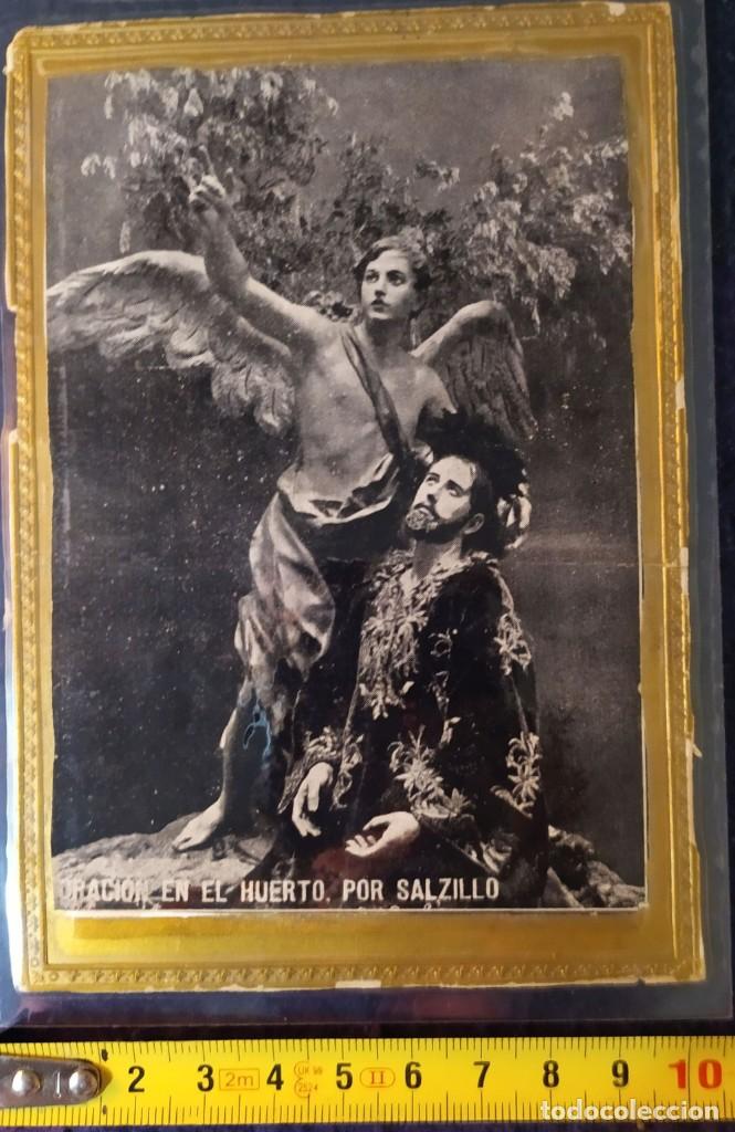Postales: POSTAL BLANCO Y NEGRO ORACION HUERTO SALZILLO
