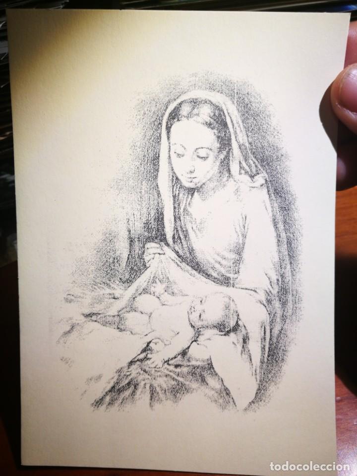 Postales: Postal Virgen Mar&iacute;a con el Ni&ntilde;o Jes&uacute;s
