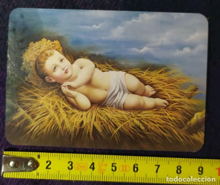 Postales: ESTAMPITA DEL NI&Ntilde;O JESUS EN LA CUNA