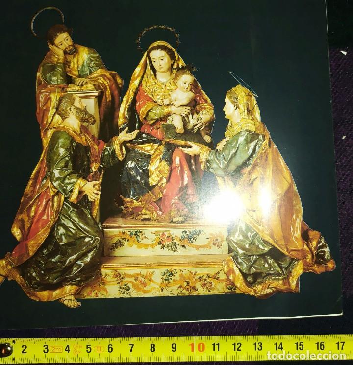Postales: POSTAL APOSTOLES VIRGEN MARIA ADORACION NI&Ntilde;O JESUS