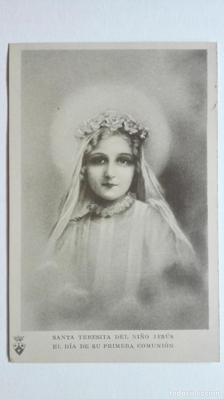 Postales: POSTAL - SANTA TERESITA DEL NI&Ntilde;O JESUS, EL DIA DE SU PRIMERA COMUNION