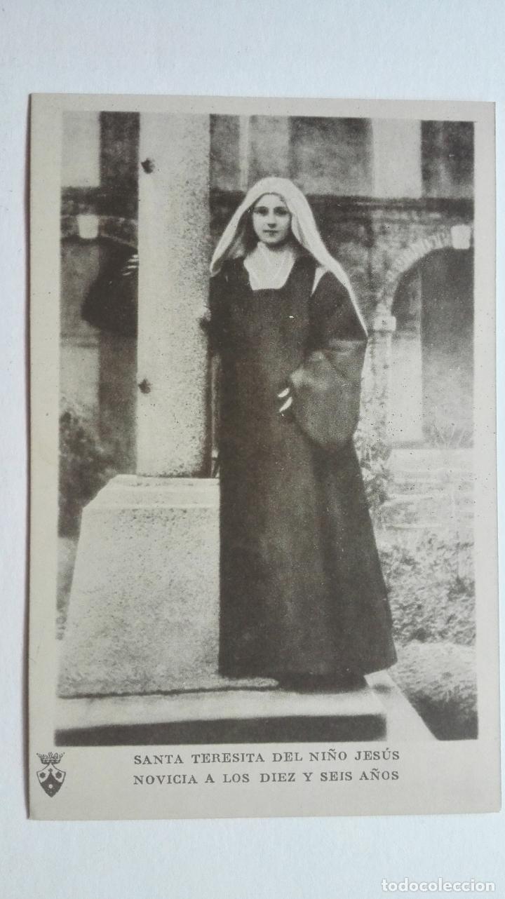 Postales: POSTAL - SANTA TERESITA DEL NI&Ntilde;O JESUS, NOVICIA A LOS DIEZ Y SEIS A&Ntilde;OS