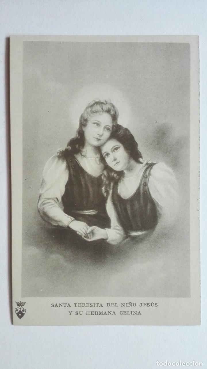 Postales: POSTAL - SANTA TERESITA DEL NI&Ntilde;O JESUS, Y SU HERMANA CELINA