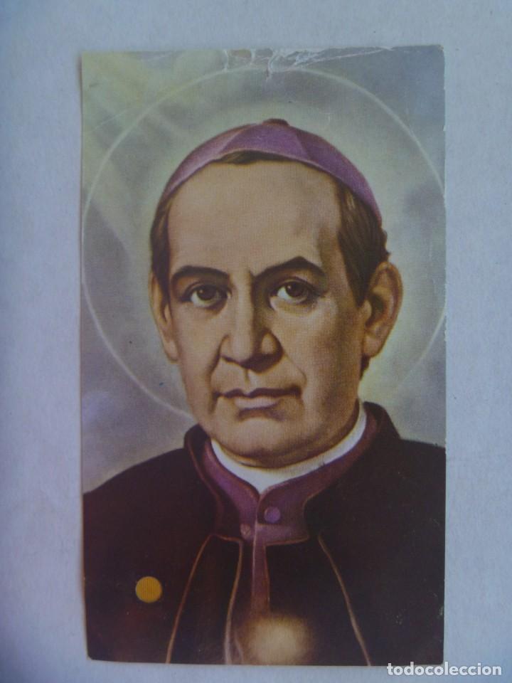 Postais: ESTAMPA DE SAN ANTONIO MARIA CLARET . CON RELIQUIA