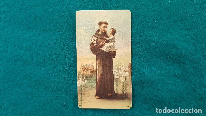 Postales: ESTAMPA RECORDATORIO SAN ANTONIO DE PADUA