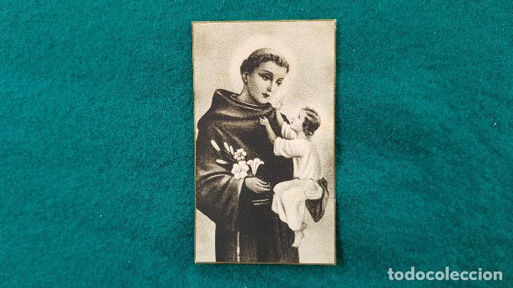 Postales: ESTAMPA RECORDATORIO SAN ANTONIO DE PADUA