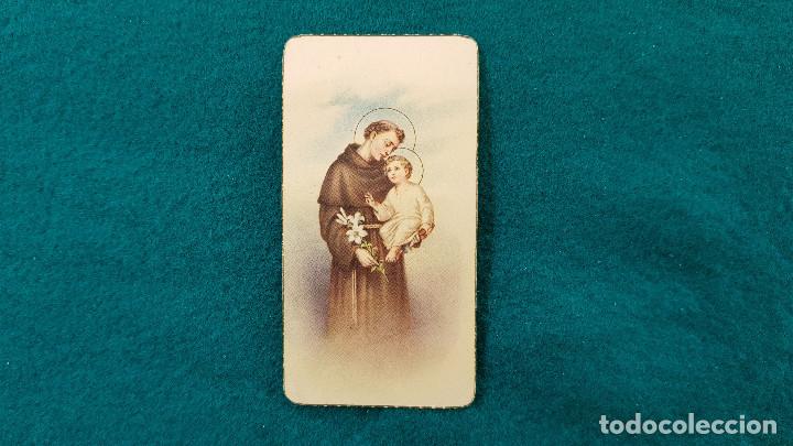 Postales: ESTAMPA RECORDATORIO SAN ANTONIO DE PADUA