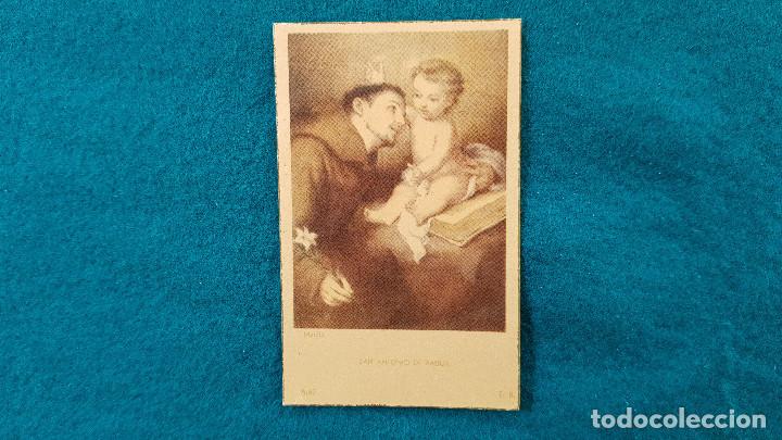Postales: ESTAMPA RECORDATORIO SAN ANTONIO DE PADUA