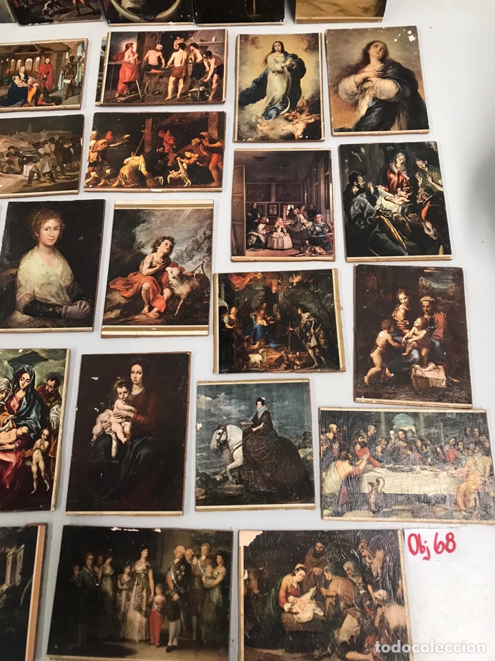 Postales: Lote de mini cuadros religiosos - Foto 2