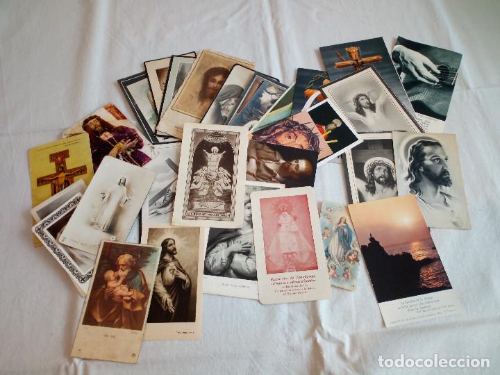 Postcards: 3-LOTE DE UNAS 30 ESTAMPAS RELIGIOSAS ANTIGUAS