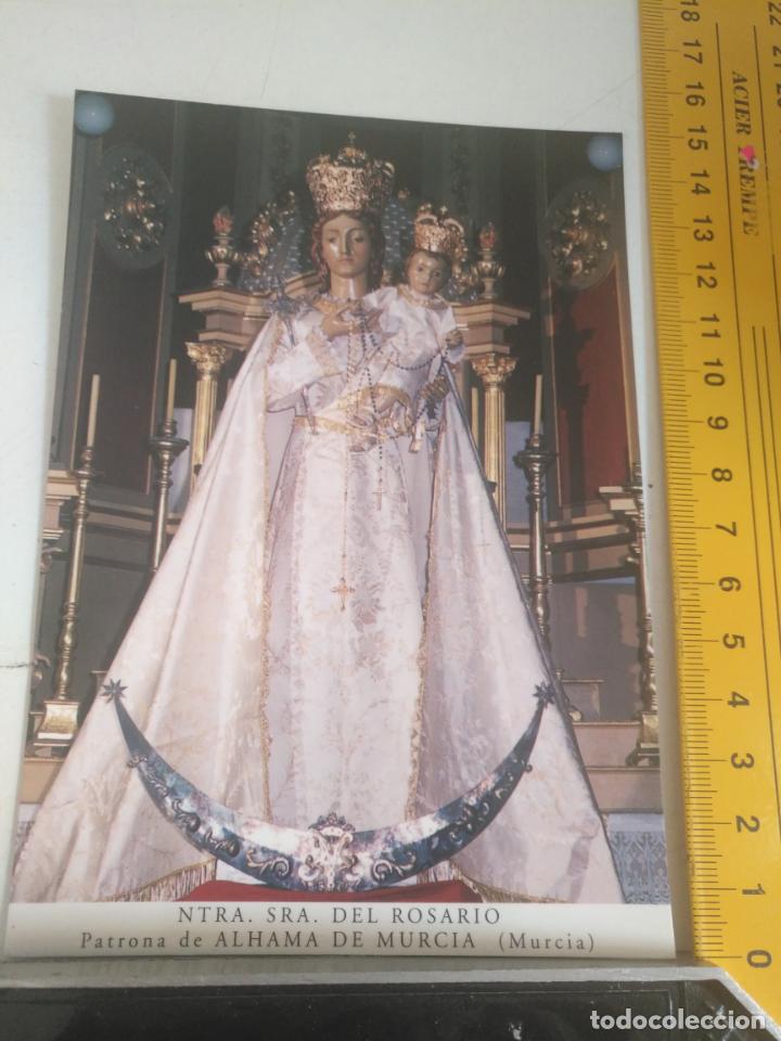 Postais: POSTAL VIRGEN O SANTO SEMANA SANTA - virgen DEL ROSARIO PATRONA ALHAMA DE MURCIA