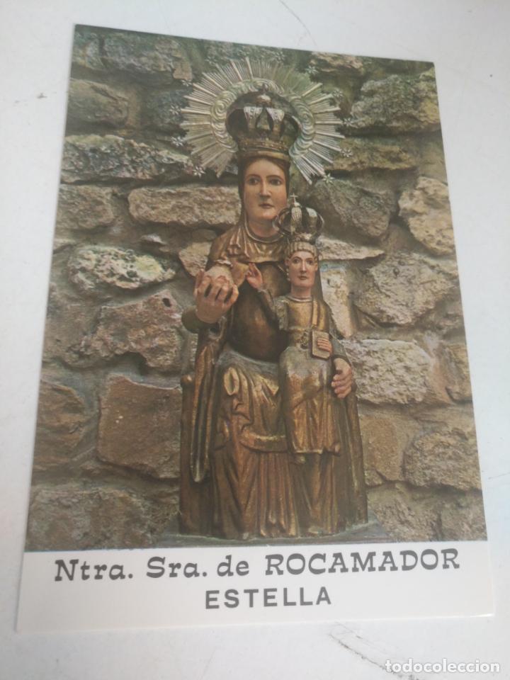 Postais: POSTAL VIRGEN O SANTO SEMANA SANTA - virgen DEL ROCAMADOR ESTELLA . EDICIONES GARCIA GARRABELLA