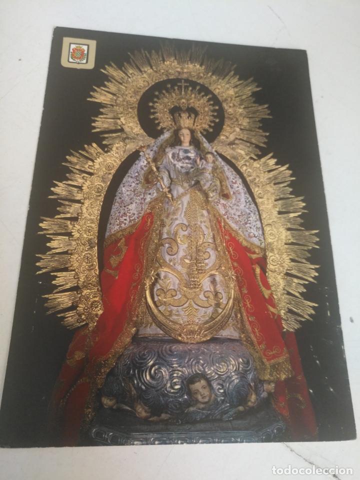 Postais: POSTAL VIRGEN O SANTO SEMANA SANTA - virgen MOGUER HUELVA DE MONTEMAYOR PATRONA SUBIRATS