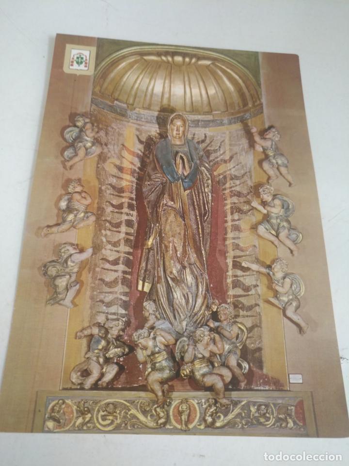 Postais: POSTAL VIRGEN O SANTO SEMANA SANTA - VIRGEN DE LA ASUNCION MUSEO DE VALLADOLID ESCUDO DE ORO