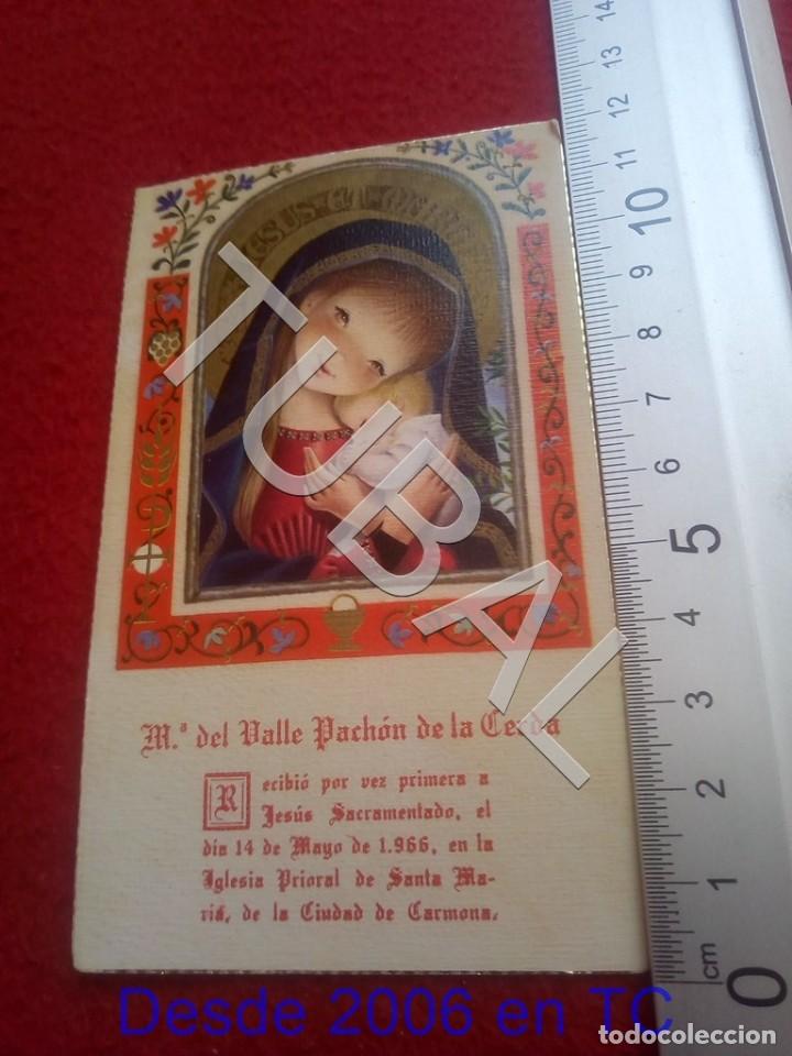 Postcards: TUBAL FERRANDIZ ? CARMONA IGLESIA SANTA MAR&Iacute;A ESTAMPA RECORDATORIO B88