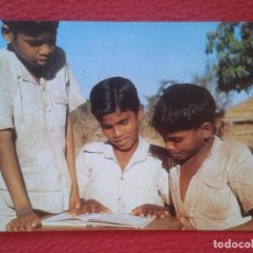Postales: POST CARD CARTE POSTALE BOMBAY INDIA MISIONES JESUITAS VALENCIA DE FOURNIER NIÑOS APRENDIENDO A LEER