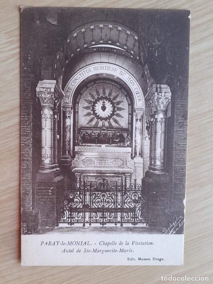 Postkarten: TARJETA POSTAL - PARAY LE MONIAL CAPILLA DE VISITA SALUD MARQUERITA MARIE