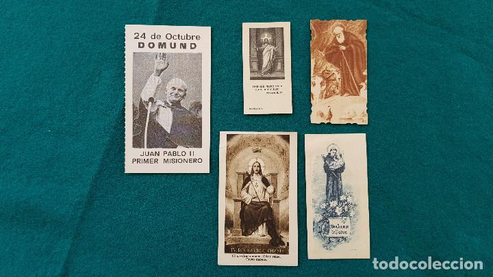 Postales: ESTAMPA RECORDATORIO LOTE DE 5 SAN ANTONIO DE PADUA, DOMUND ...