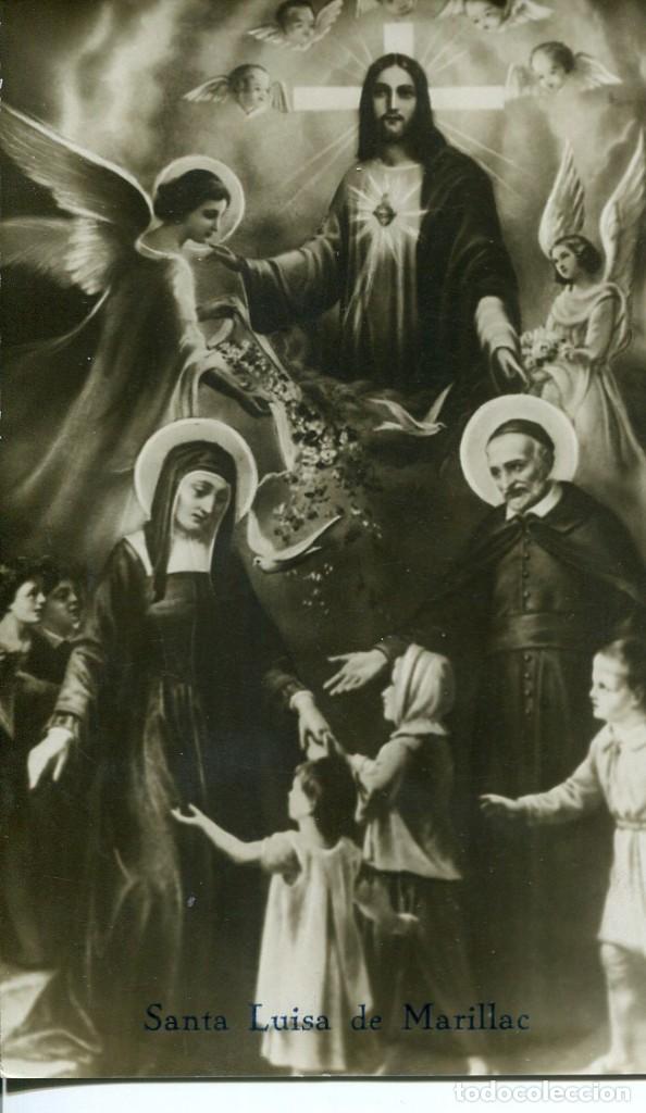 Postales: SANTA LUISA DE MARILLAC Y SAN VICENTE DE PAUL- A&Ntilde;O 1943